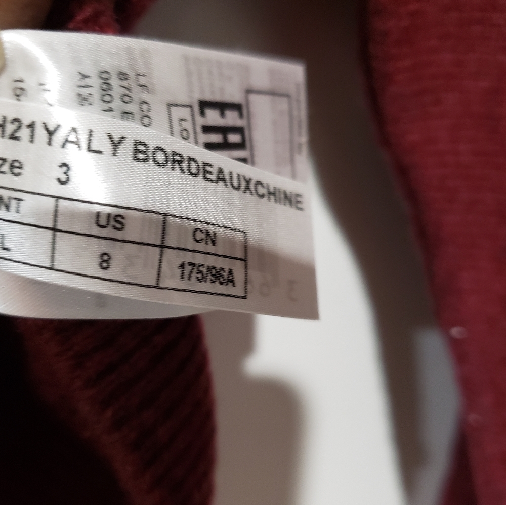 Ba&sh yaly wool yak sweater burgundy size L us 8 new with tag - Picture 8 of 9